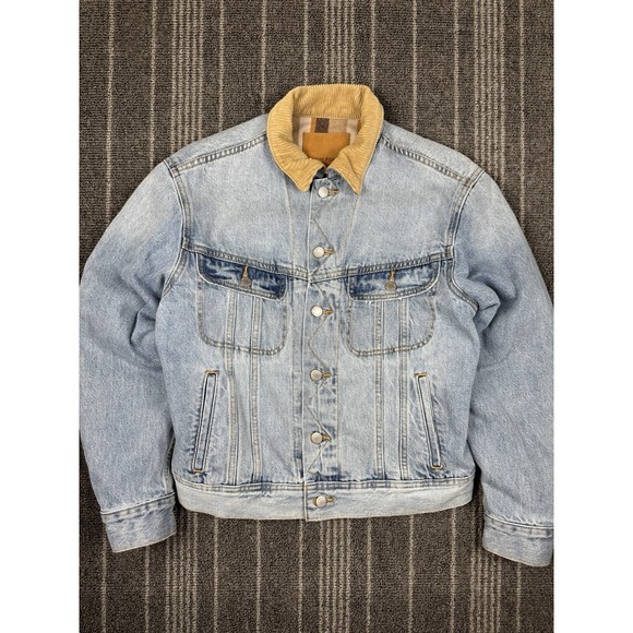 Aritzia Jackets & Blazers - Aritzia Denim Forum Jacket Women's Small Blue Trucker Blanket‎ Lined Light Wash